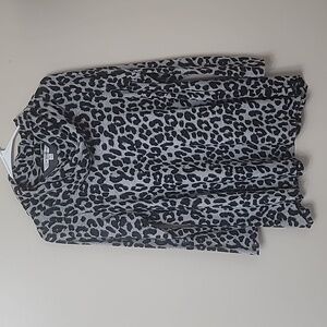 Erin London leopard print long sleeve